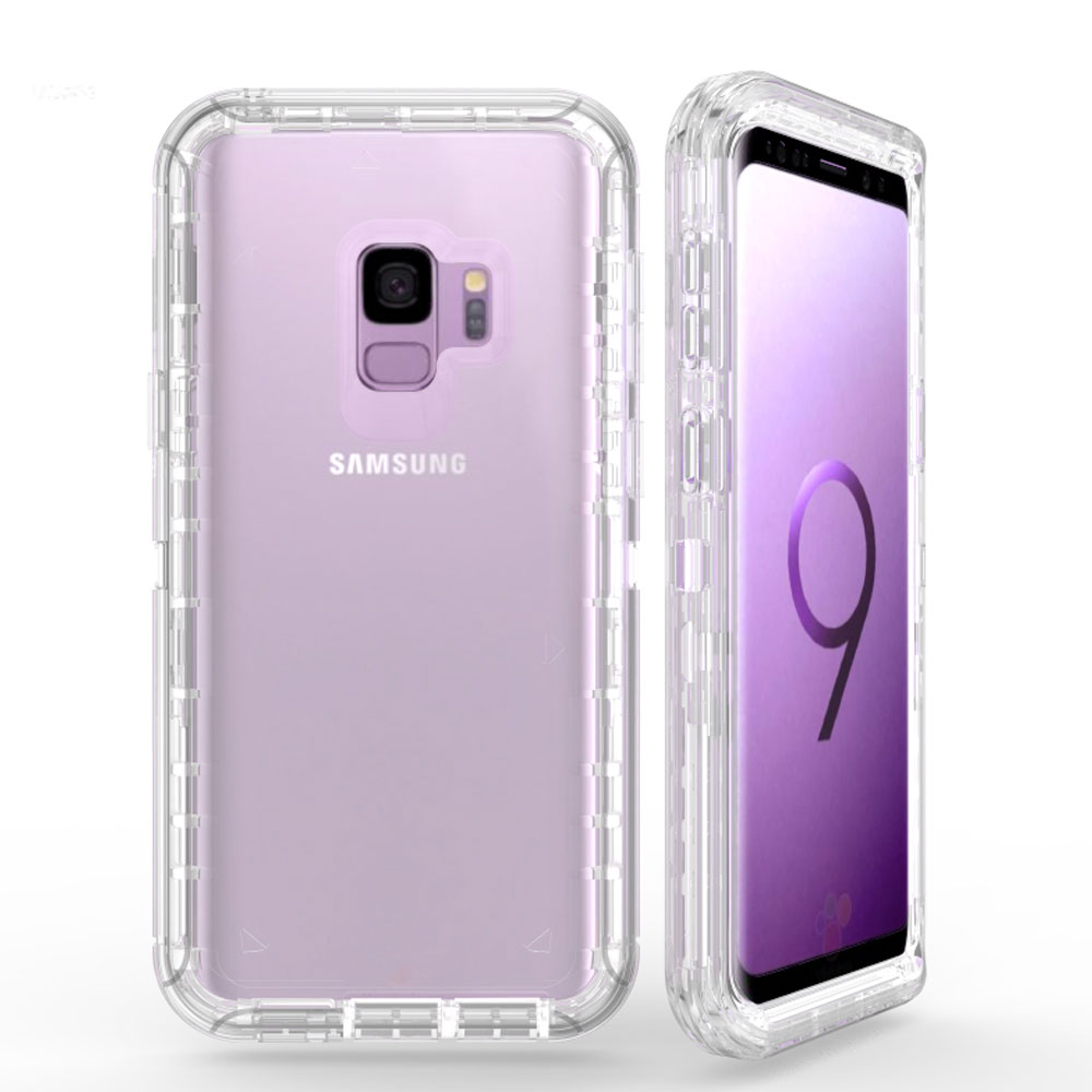 Galaxy S9+ (Plus) Transparent Armor Robot Case (Clear)